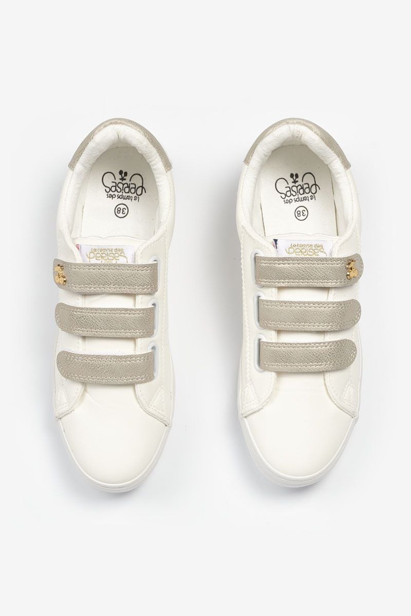 Le Temps Des Cerises Baskets Vic Blanches