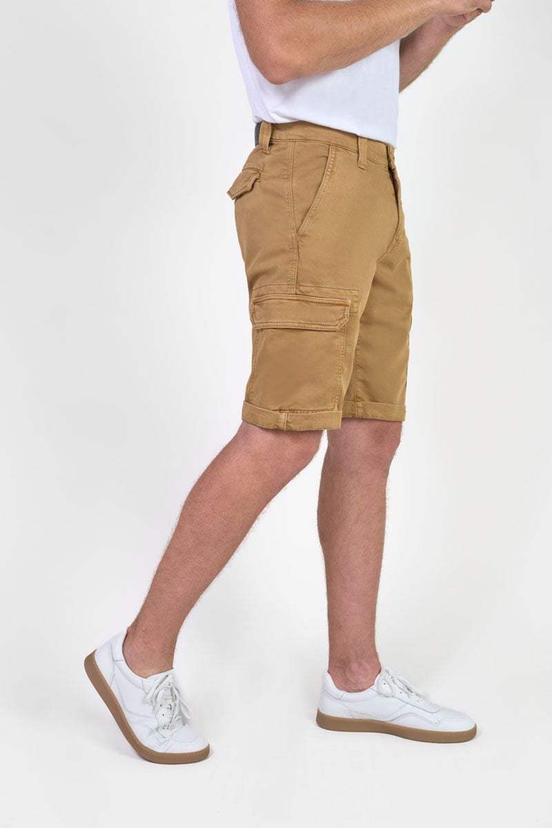 Le Temps Des Cerises Bermuda Army Jogg Damon Camel