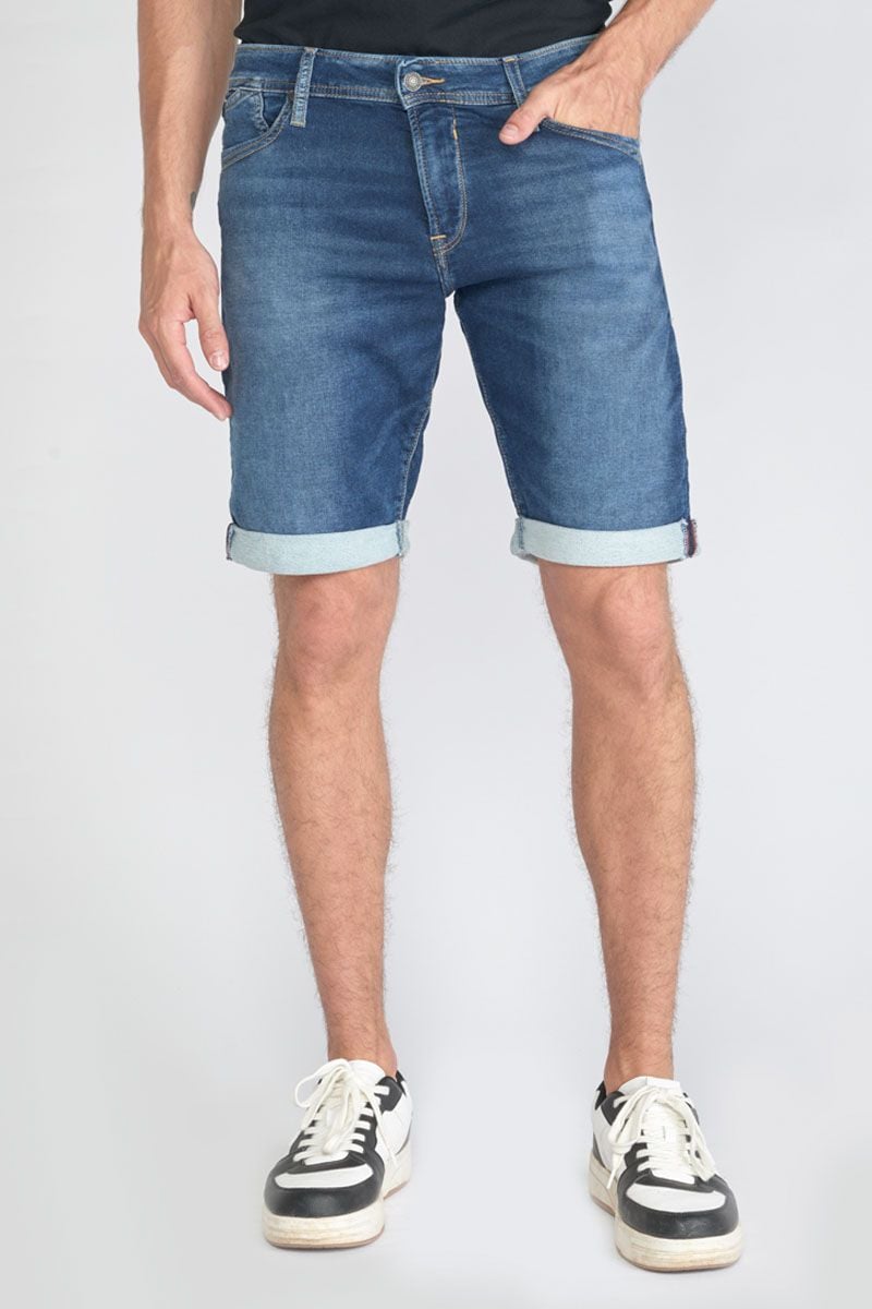 le temps des cerises Bermuda Blue Jogg bleu moyen