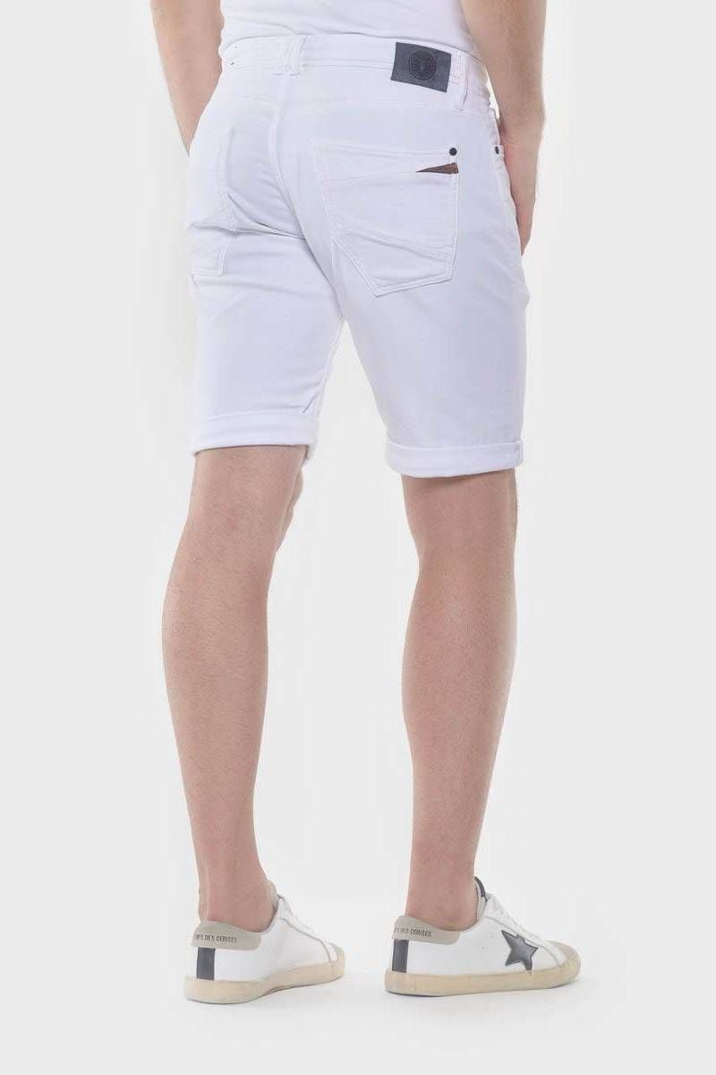 Le Temps Des Cerises Bermuda Jogg Blanc