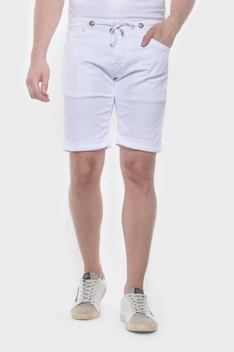 le temps des cerises Bermuda Jogg blanc