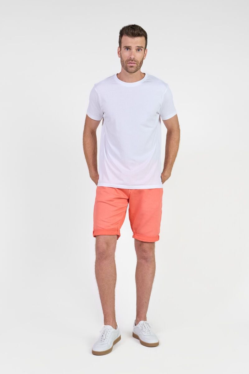 le temps des cerises Bermuda Jogg Bodo corail