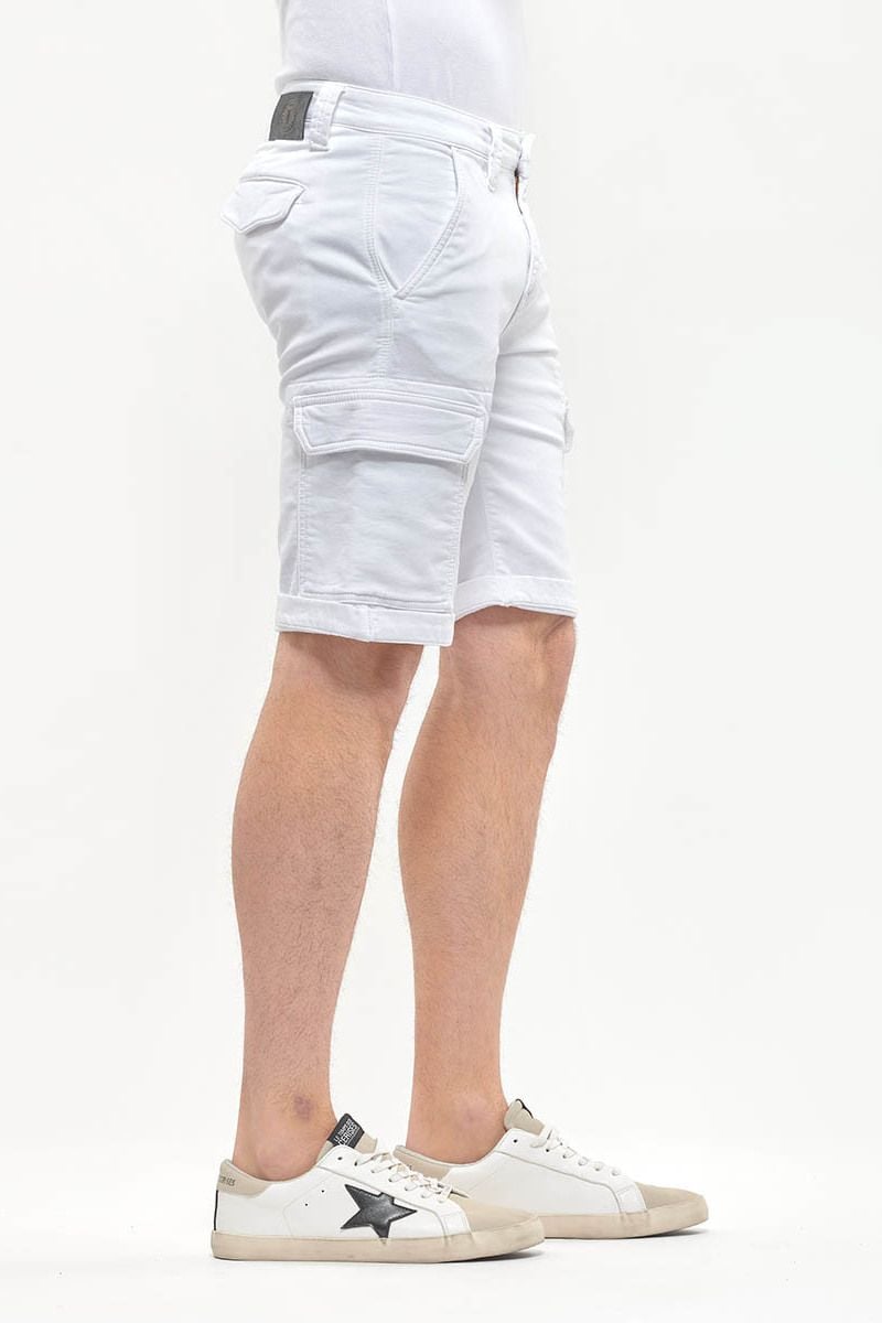 Le Temps Des Cerises Bermuda Jogg Damon Blanc