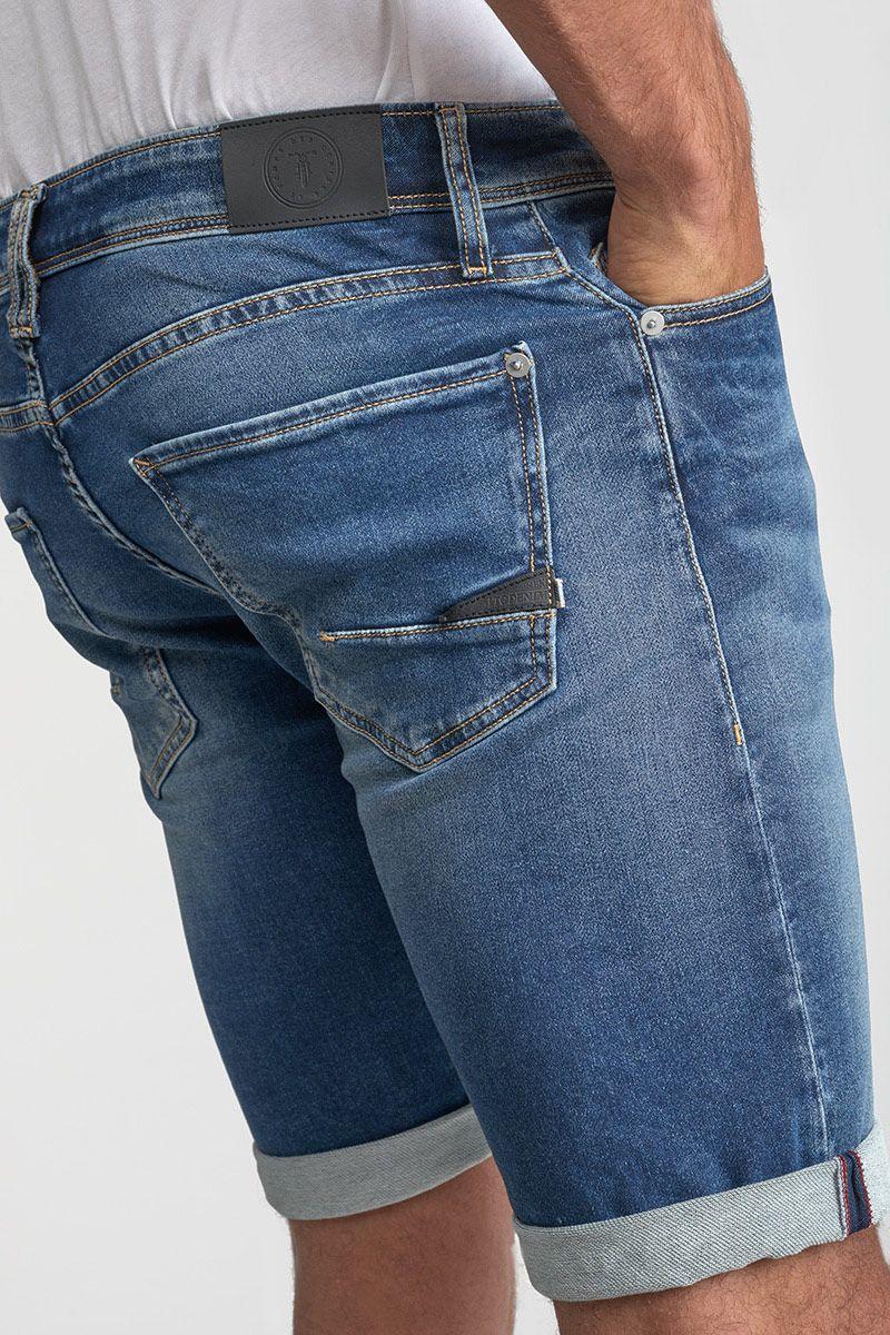 Le Temps Des Cerises Bermuda Jogg Oc Bleu Délavé