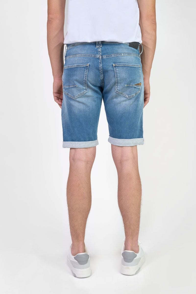 Le Temps Des Cerises Bermuda Jogg Oc Bleu Délavé