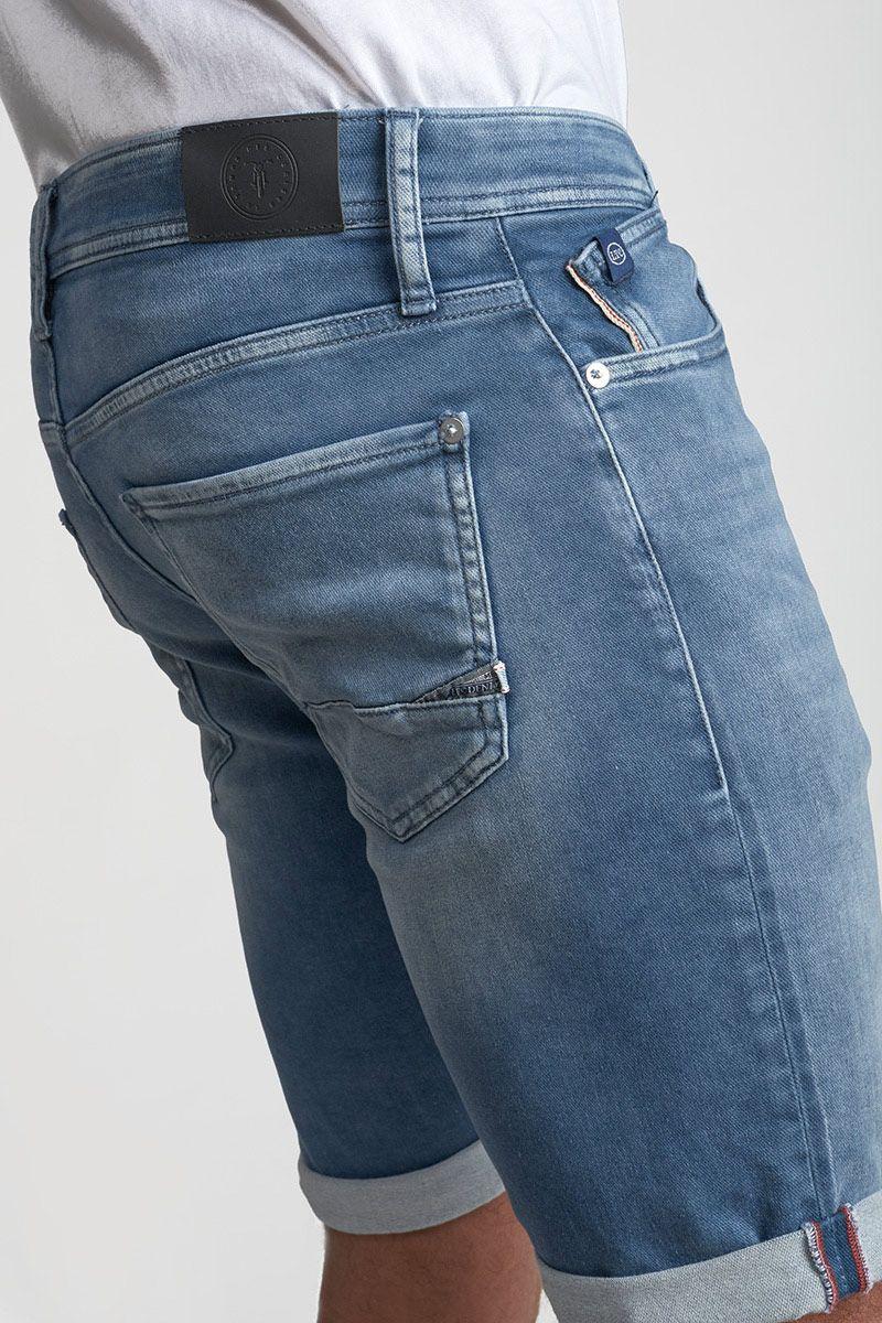 Le Temps Des Cerises Bermuda Jogg Oc Bleu Délavé