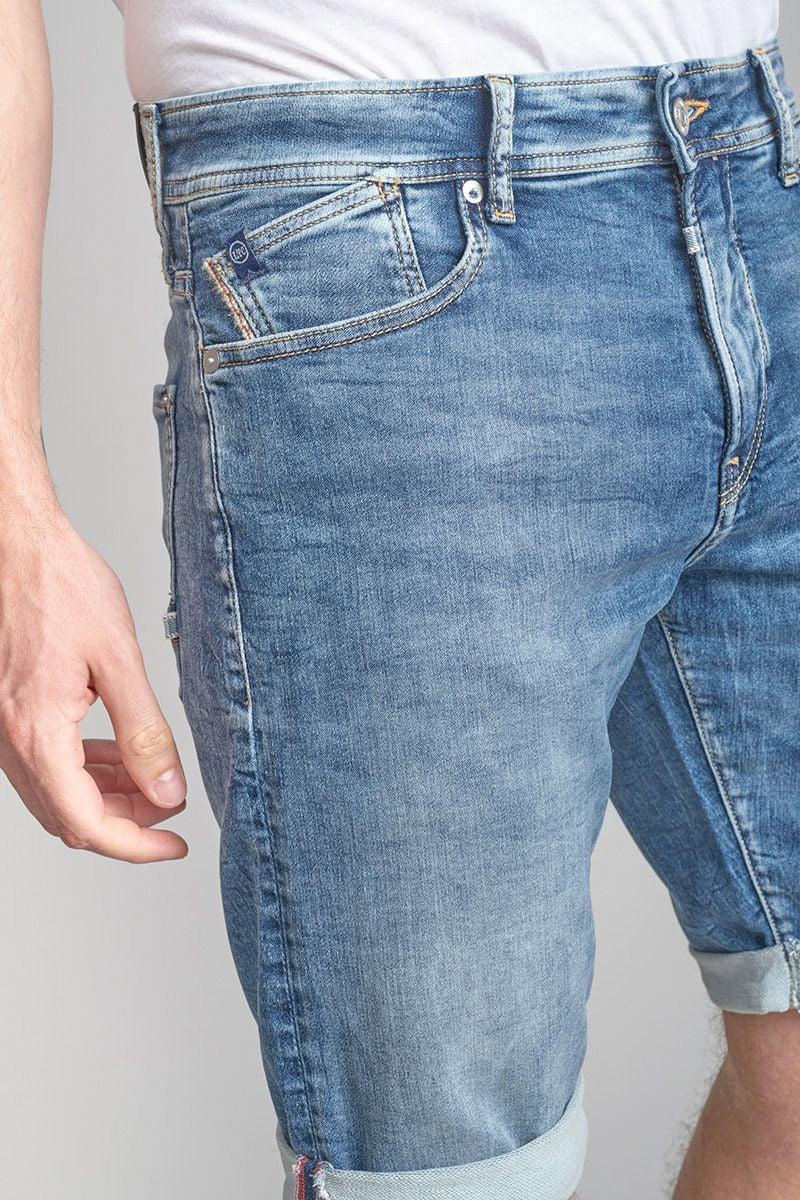 Le Temps Des Cerises Bermuda Jogg Oc Bleu Délavé