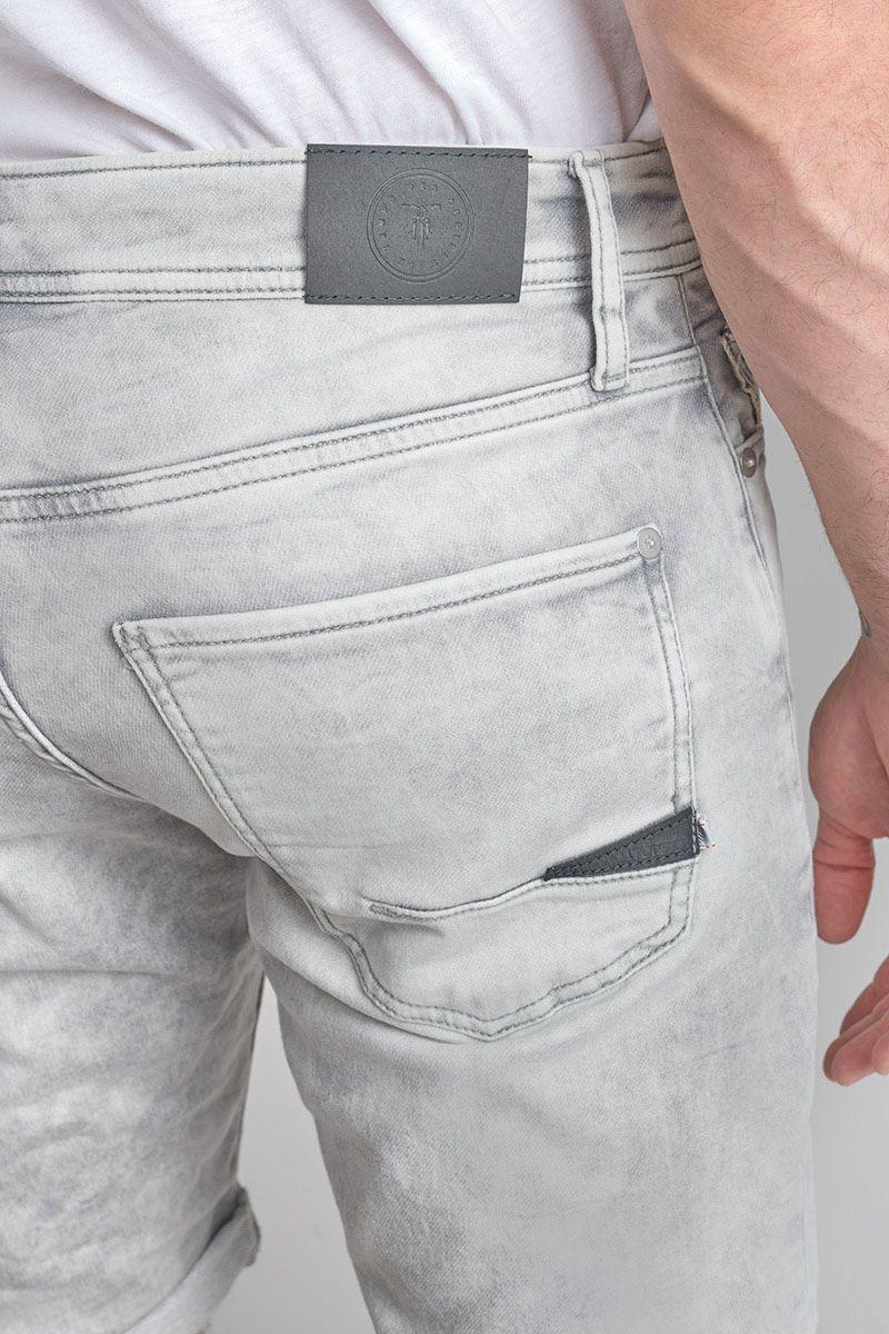 Le Temps Des Cerises Bermuda Jogg Oc Gris Délavé