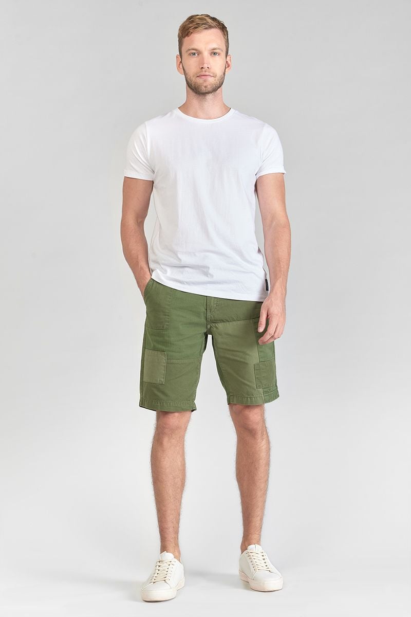 Le Temps Des Cerises Bermuda Luberon Kaki Vert