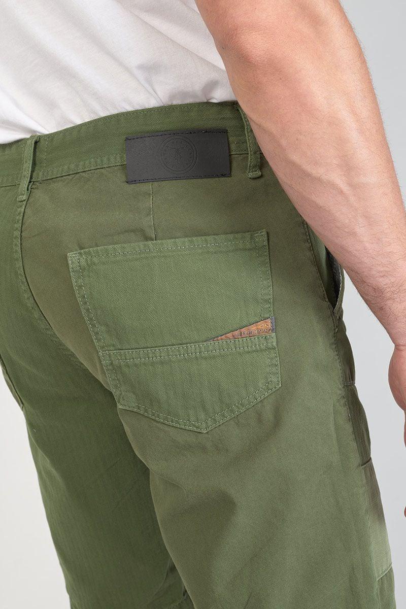 Le Temps Des Cerises Bermuda Luberon Kaki Vert