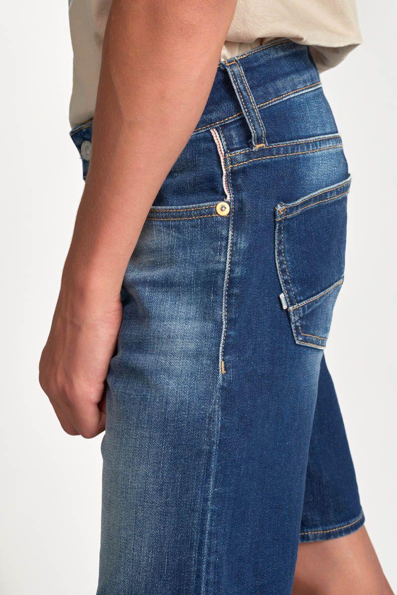 Le Temps Des Cerises Bermuda Mike Bleu Délavé