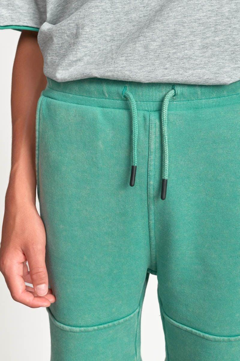 Le Temps Des Cerises Bermuda Popbo Vert Délavé