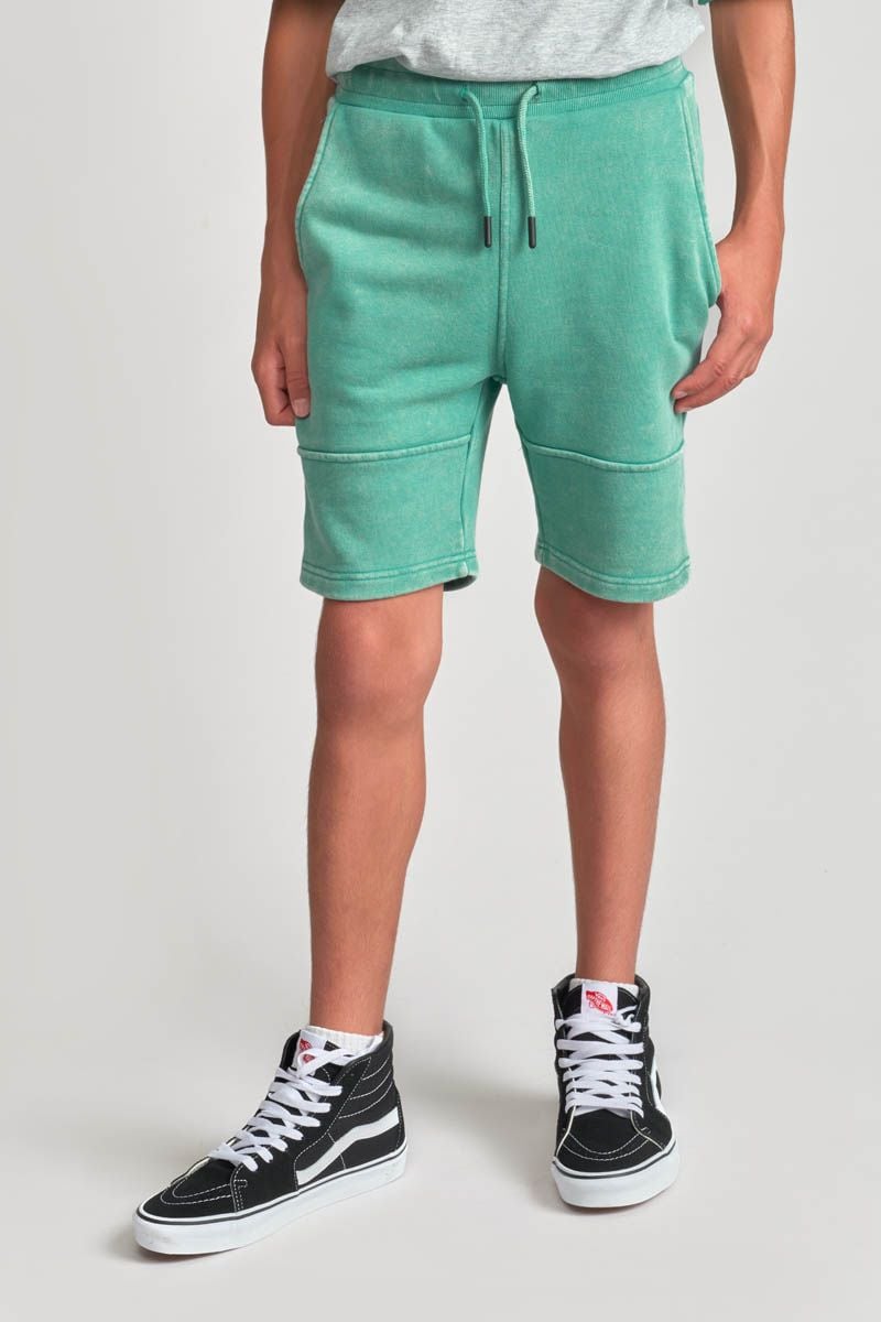 Le Temps Des Cerises Bermuda Popbo Vert Délavé