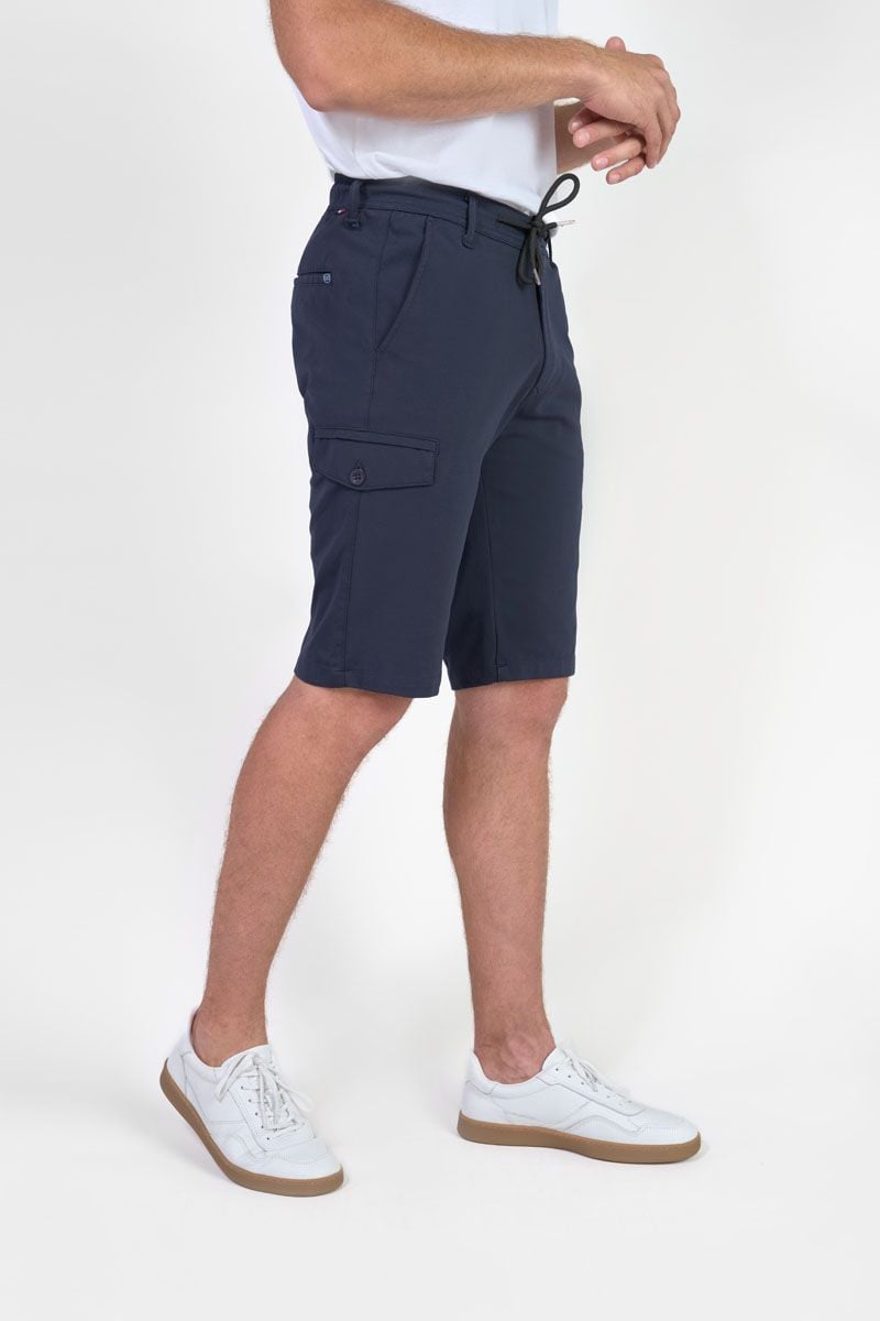 Le Temps Des Cerises Bermuda Tony Bleu Marine