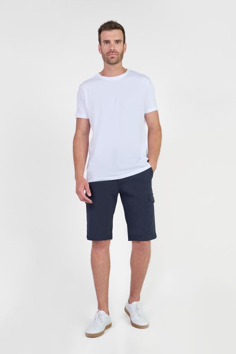 Le Temps Des Cerises Bermuda Tony Bleu Marine