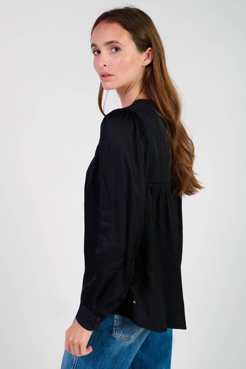 Le Temps Des Cerises Blouse Chimel Noire