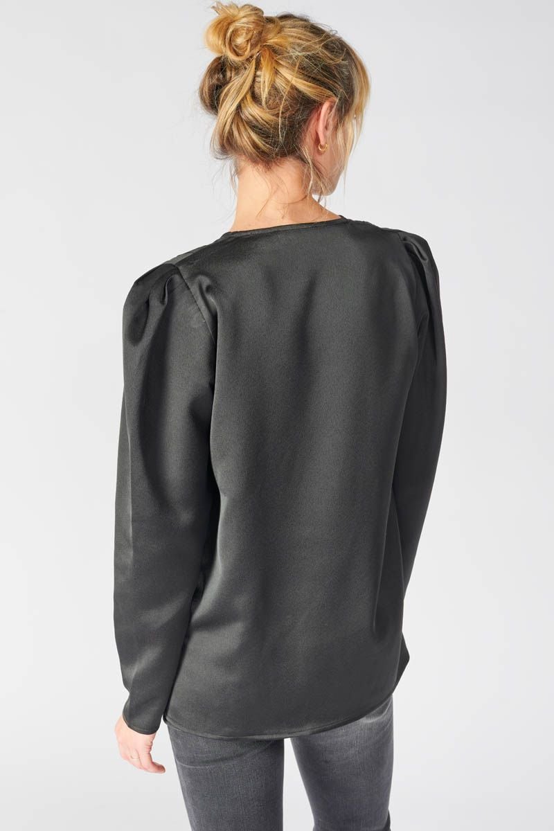 Le Temps Des Cerises Blouse Franz Noire