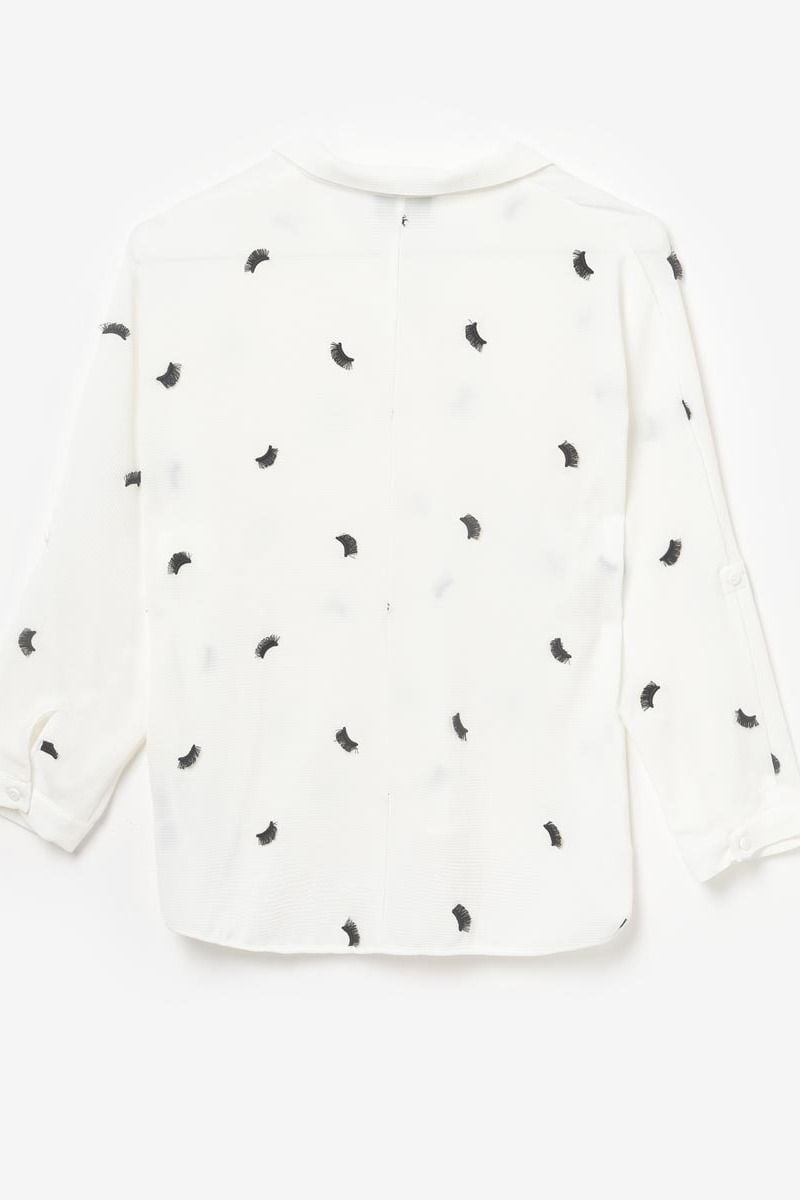 Le Temps Des Cerises Blouse Lashesgi Blanche