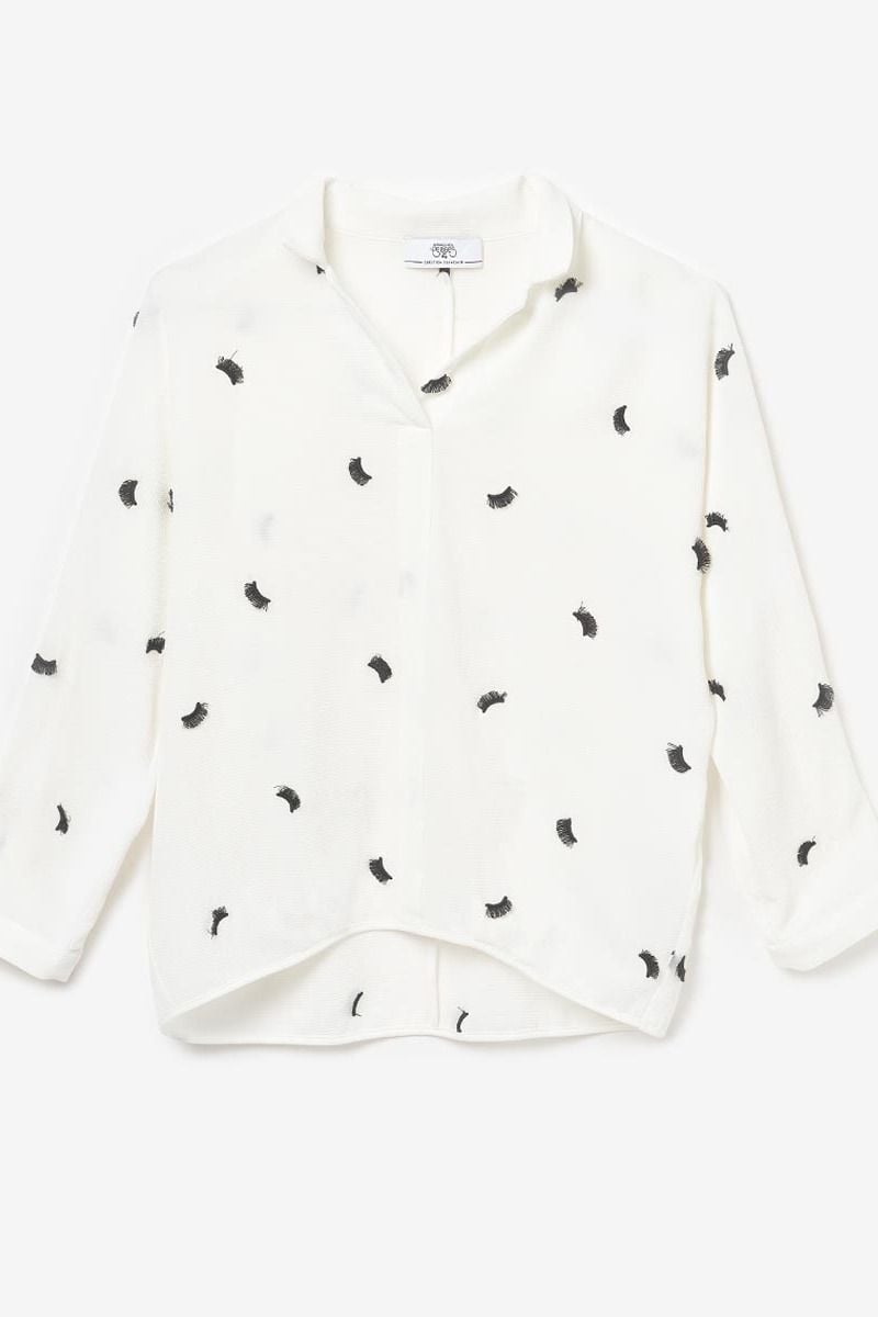 Le Temps Des Cerises Blouse Lashesgi Blanche