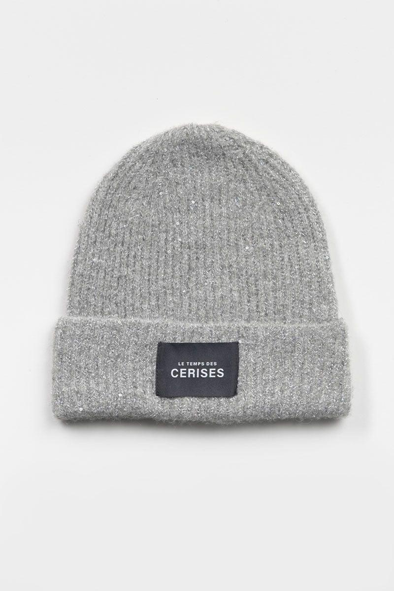 le temps des cerises Bonnet Posco gris brillant