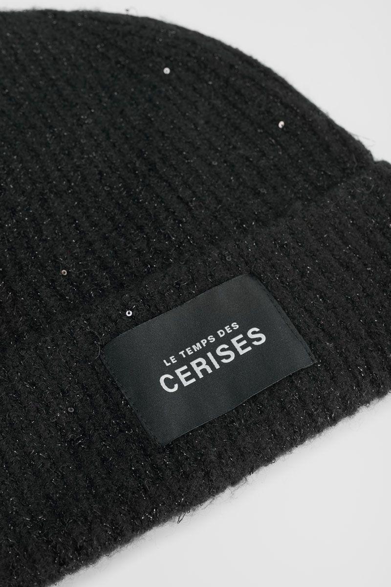 Le Temps Des Cerises Bonnet Posco Noir Brillant