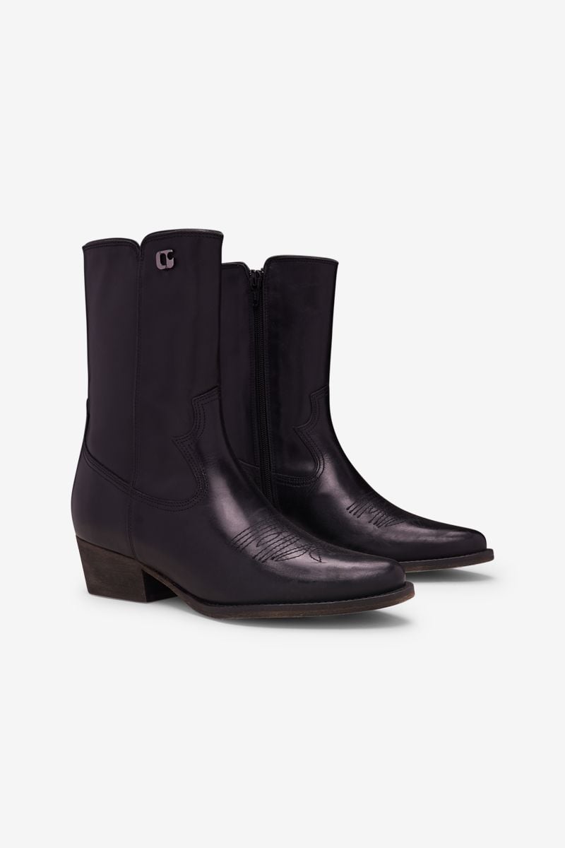 Le Temps Des Cerises Bottines Austin Noires
