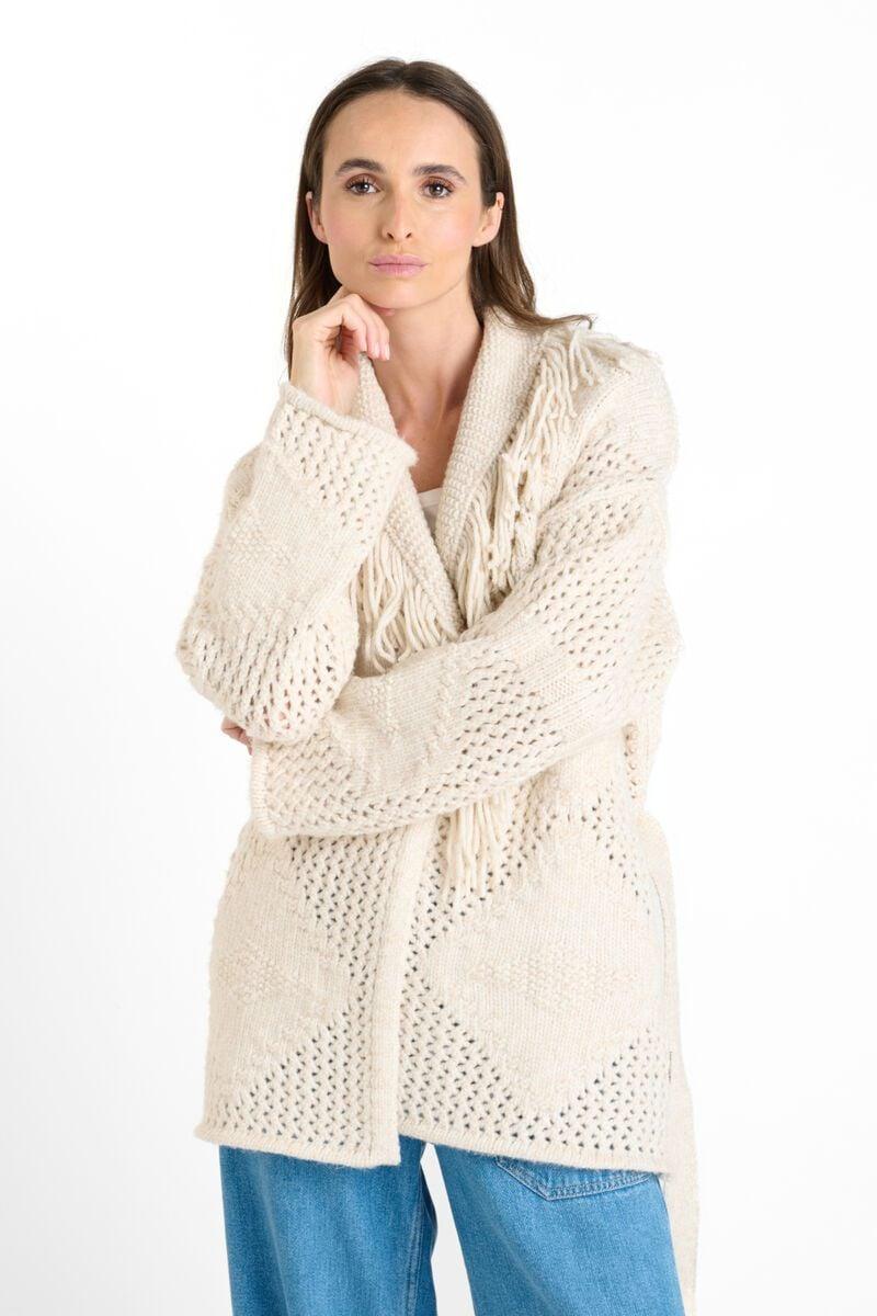 le temps des cerises Cardigan Irena beige