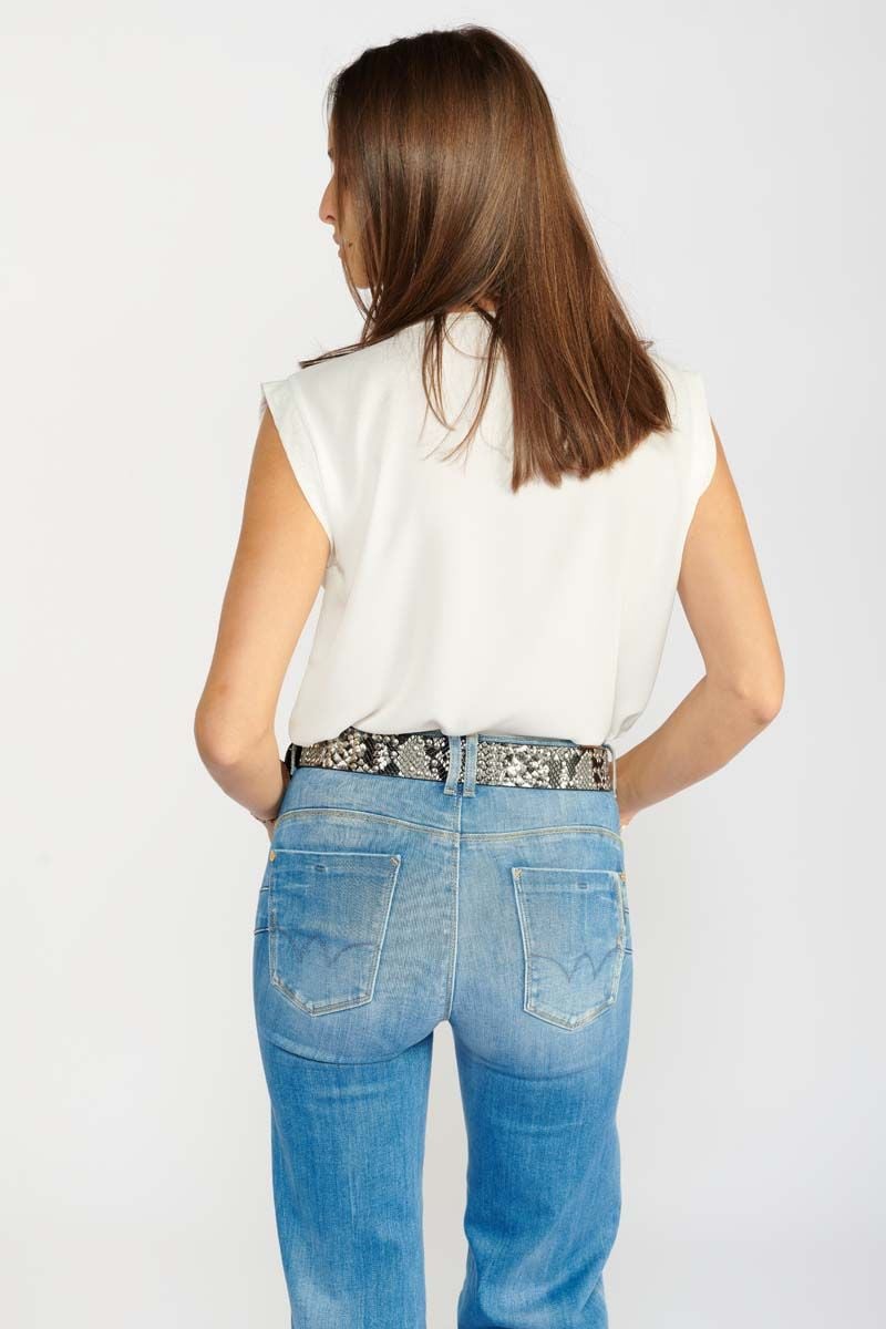 Le Temps Des Cerises Ceinture First à Motif Python