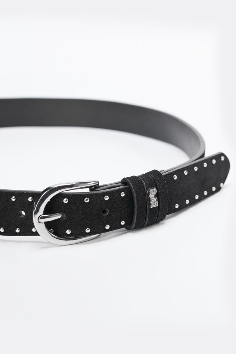 Le Temps Des Cerises Ceinture Guell En Cuir Noir