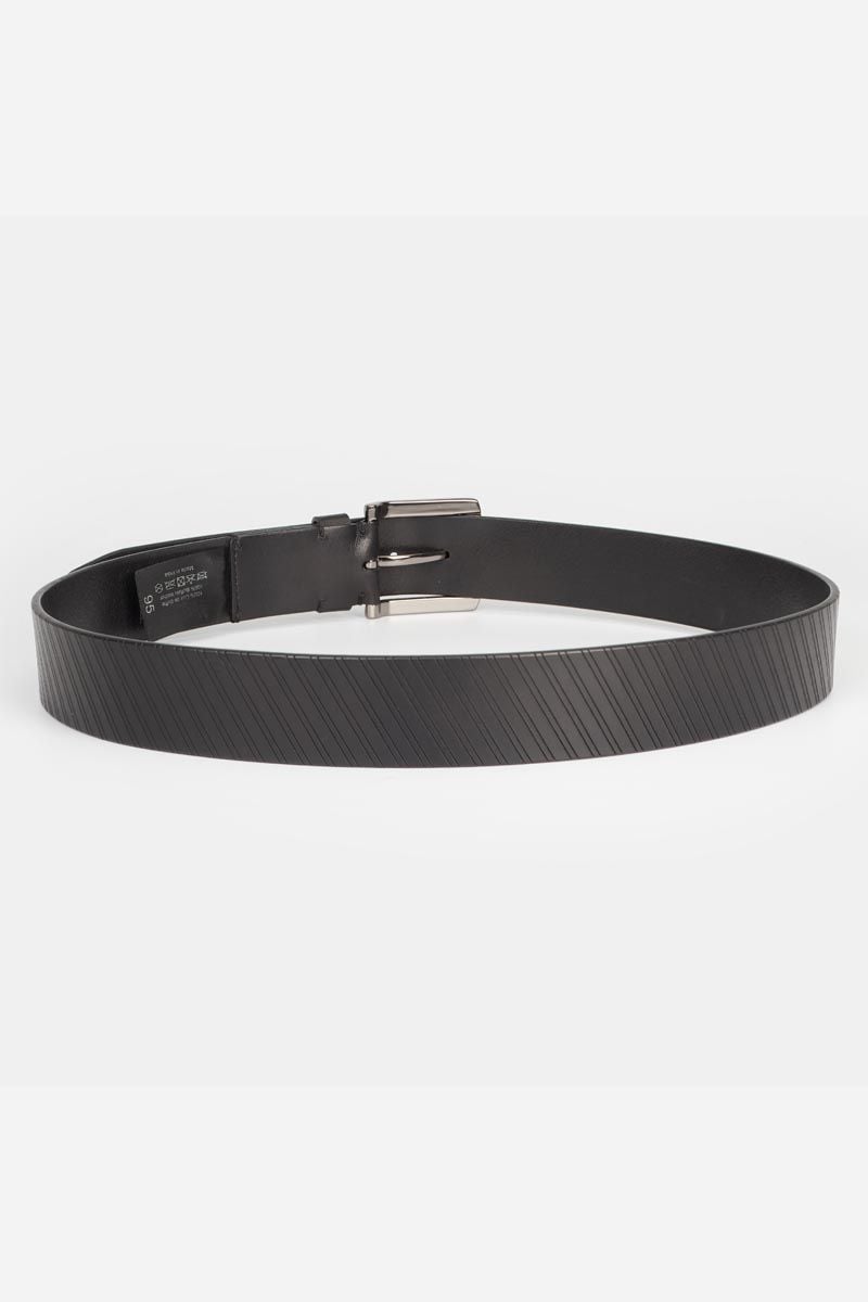 Le Temps Des Cerises Ceinture Libar En Cuir Noir
