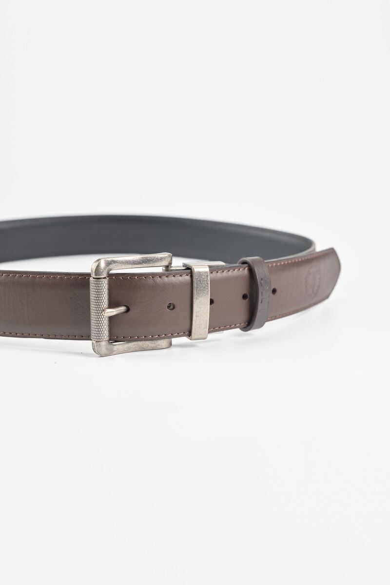 Le Temps Des Cerises Ceinture Roten En Cuir Marron