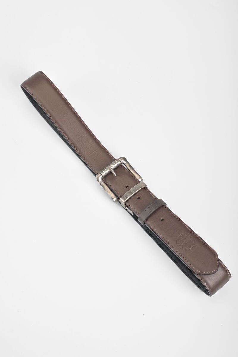 Le Temps Des Cerises Ceinture Roten En Cuir Marron