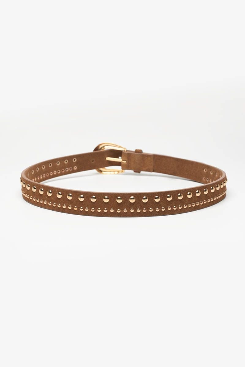 Le Temps Des Cerises Ceinture Smara En Cuir Cognac