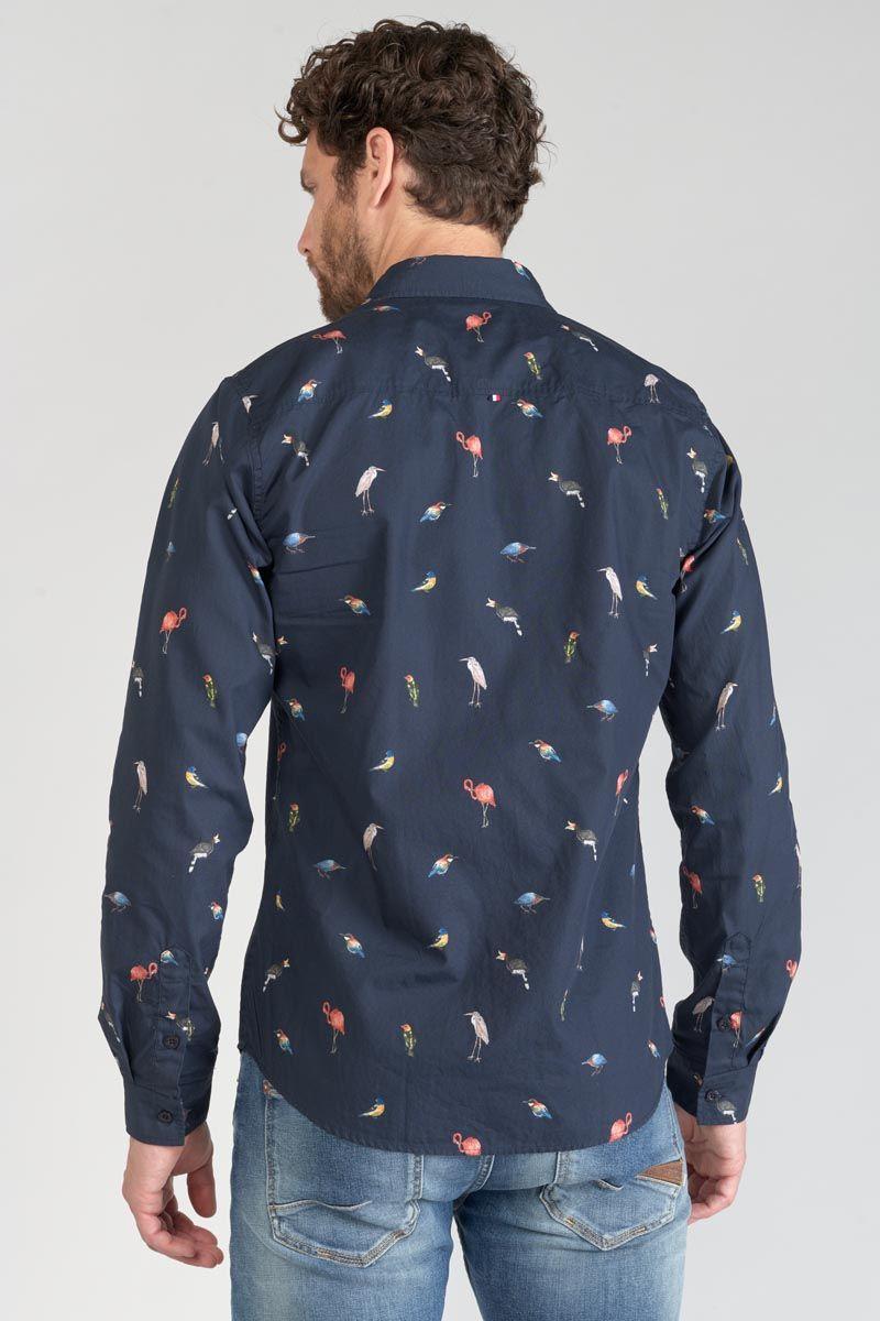 Le Temps Des Cerises Chemise Birdy à Motif Oiseaux
