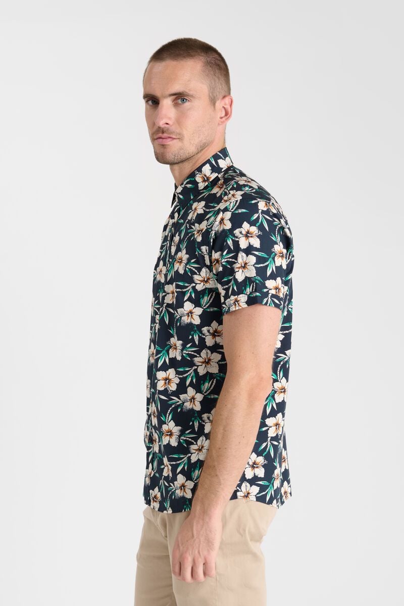 Le Temps Des Cerises Chemise Brisel à Motif Fleuri