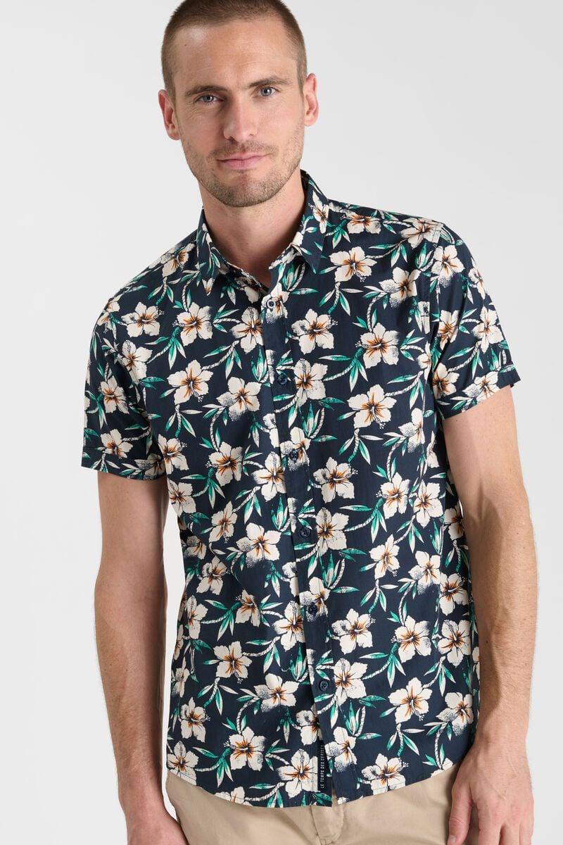 le temps des cerises Chemise Brisel à motif fleuri