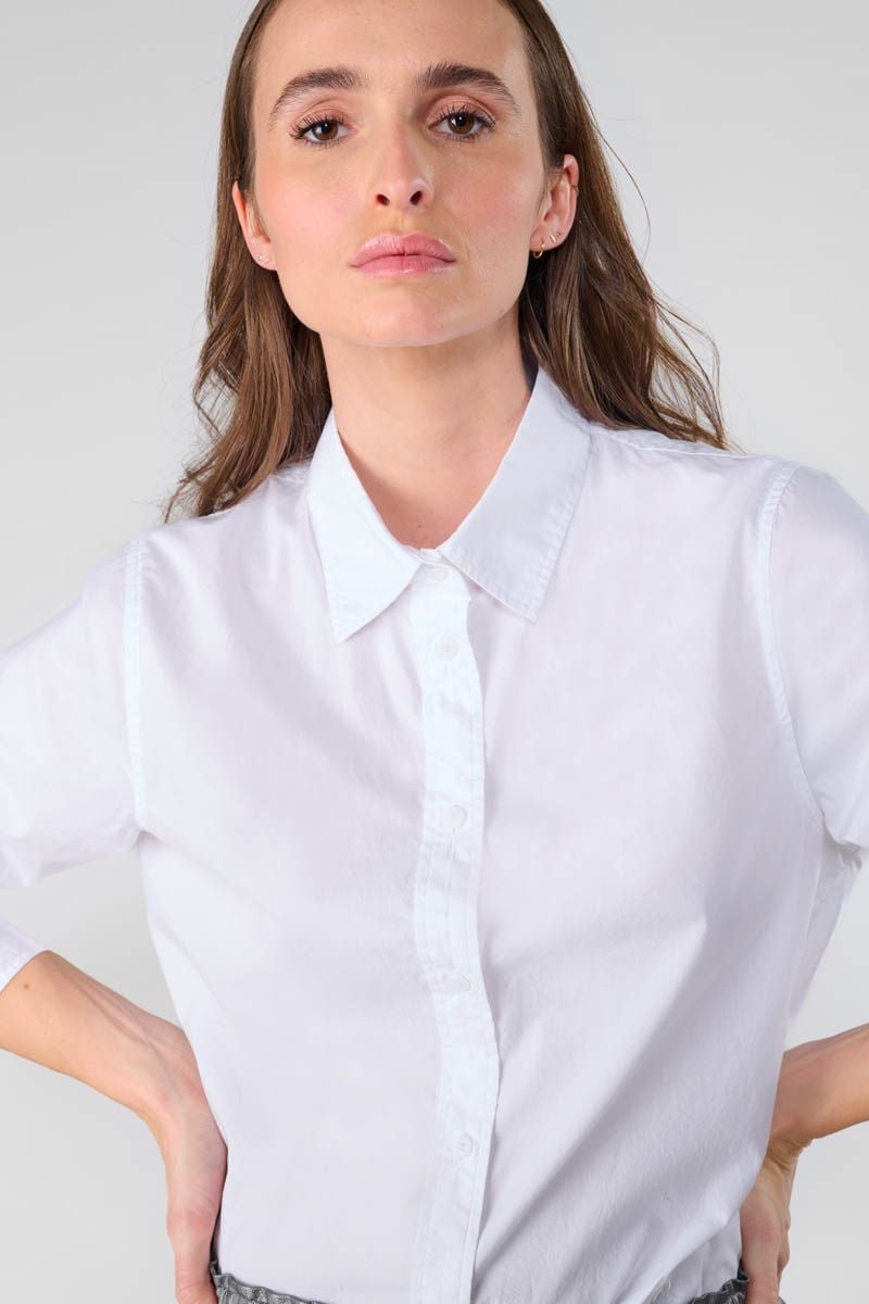 Le Temps Des Cerises Chemise Jama Blanche