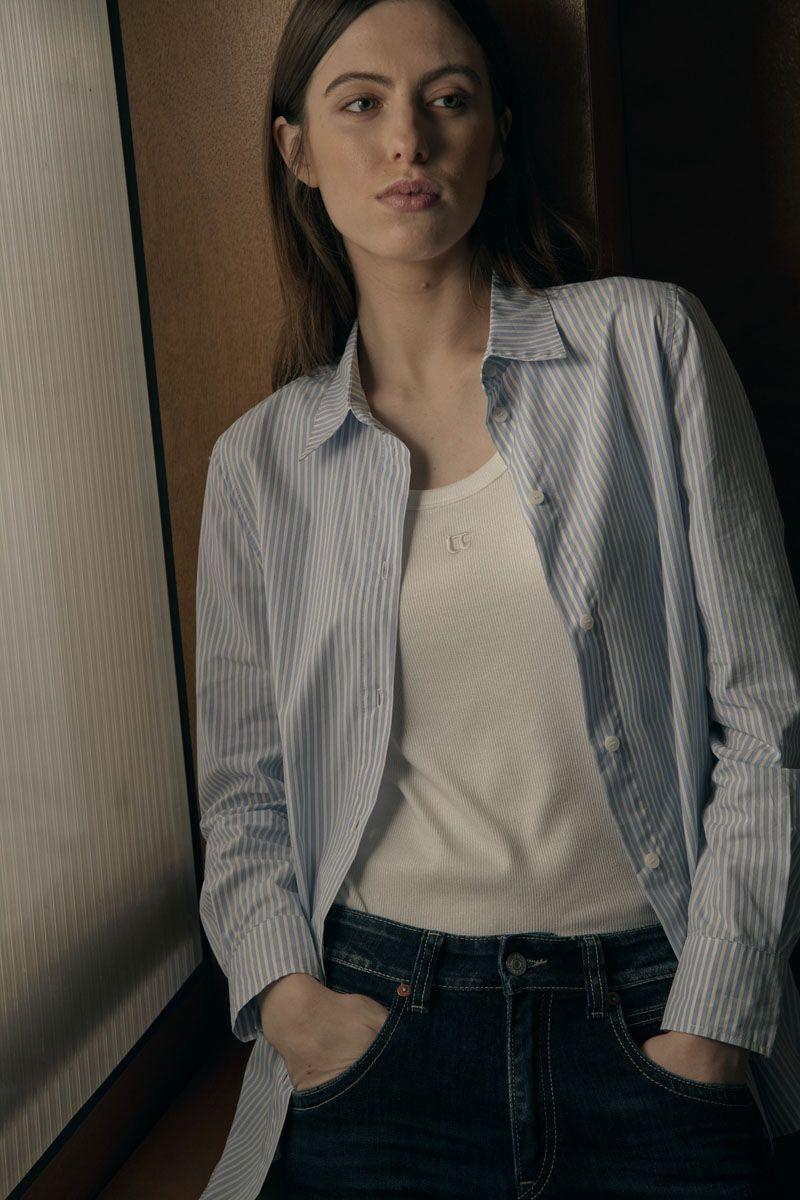 le temps des cerises Chemise Jamay à rayures