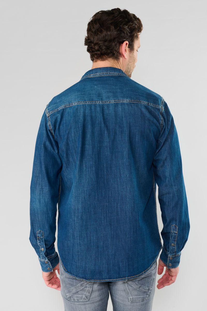 Le Temps Des Cerises Chemise Juanito En Jeans Bleu