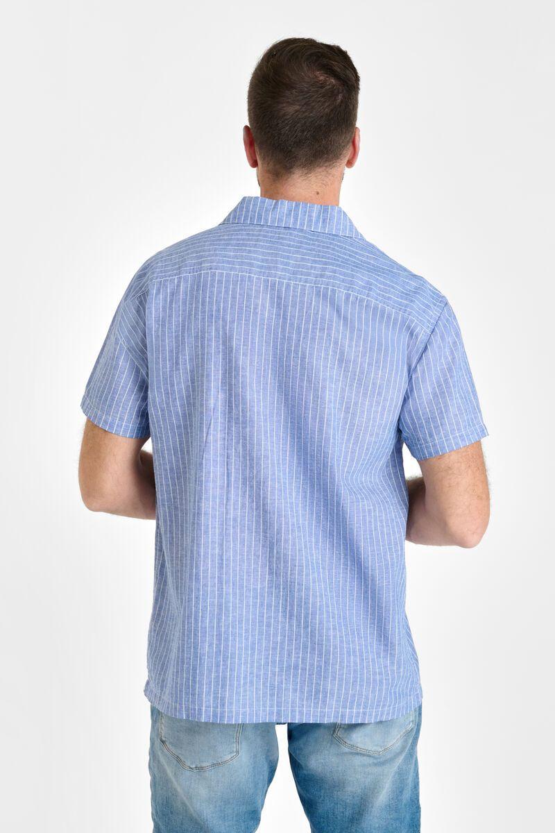 Le Temps Des Cerises Chemise Minar Bleue à Rayures