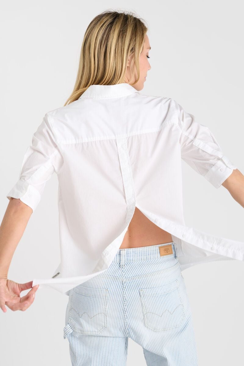 Le Temps Des Cerises Chemise Mirabel Blanche