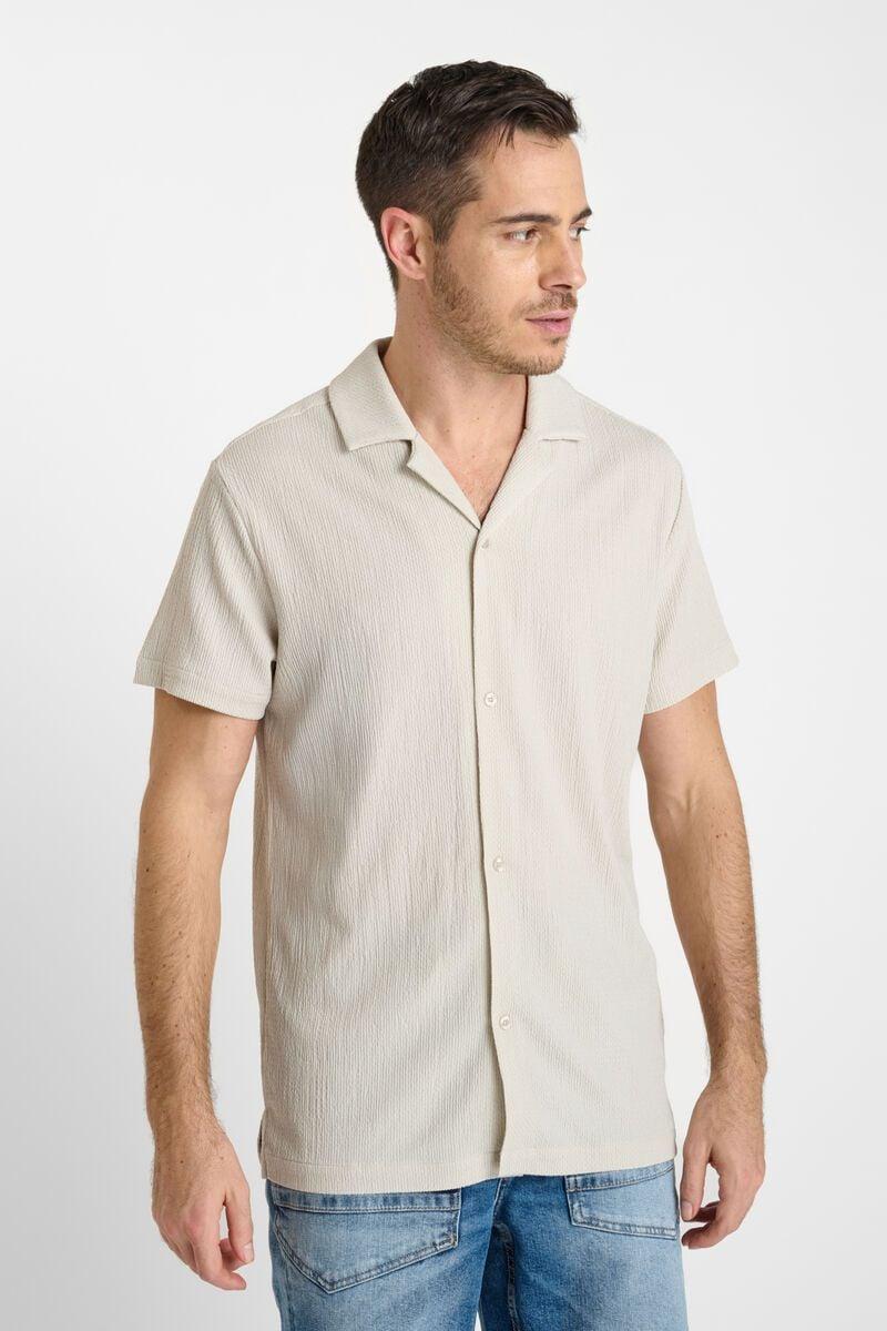le temps des cerises Chemise Velab beige