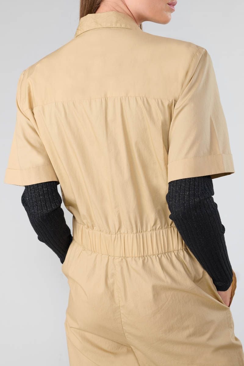 Le Temps Des Cerises Combinaison Wide Beige Sable