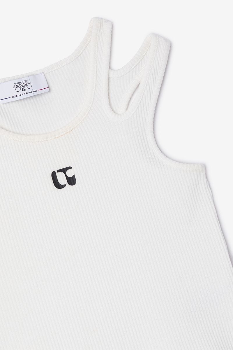 Le Temps Des Cerises Débardeur Alexigi Blanc