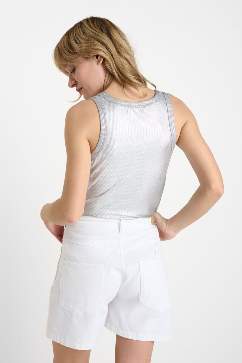 Le Temps Des Cerises Débardeur Miga Argenté