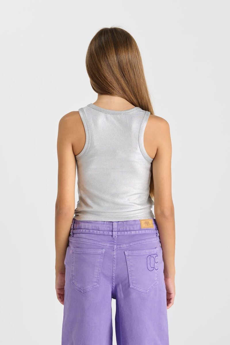 Le Temps Des Cerises Débardeur Migagi Argenté