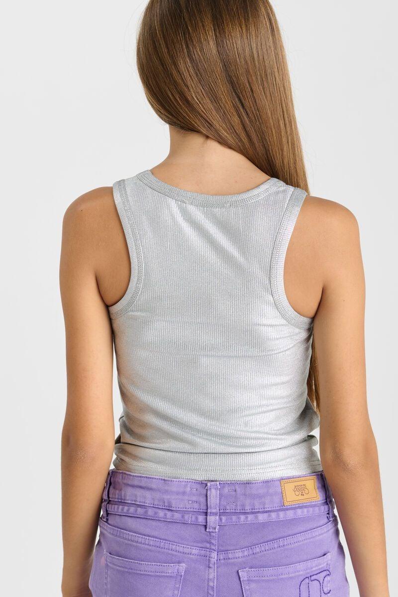 Le Temps Des Cerises Débardeur Migagi Argenté