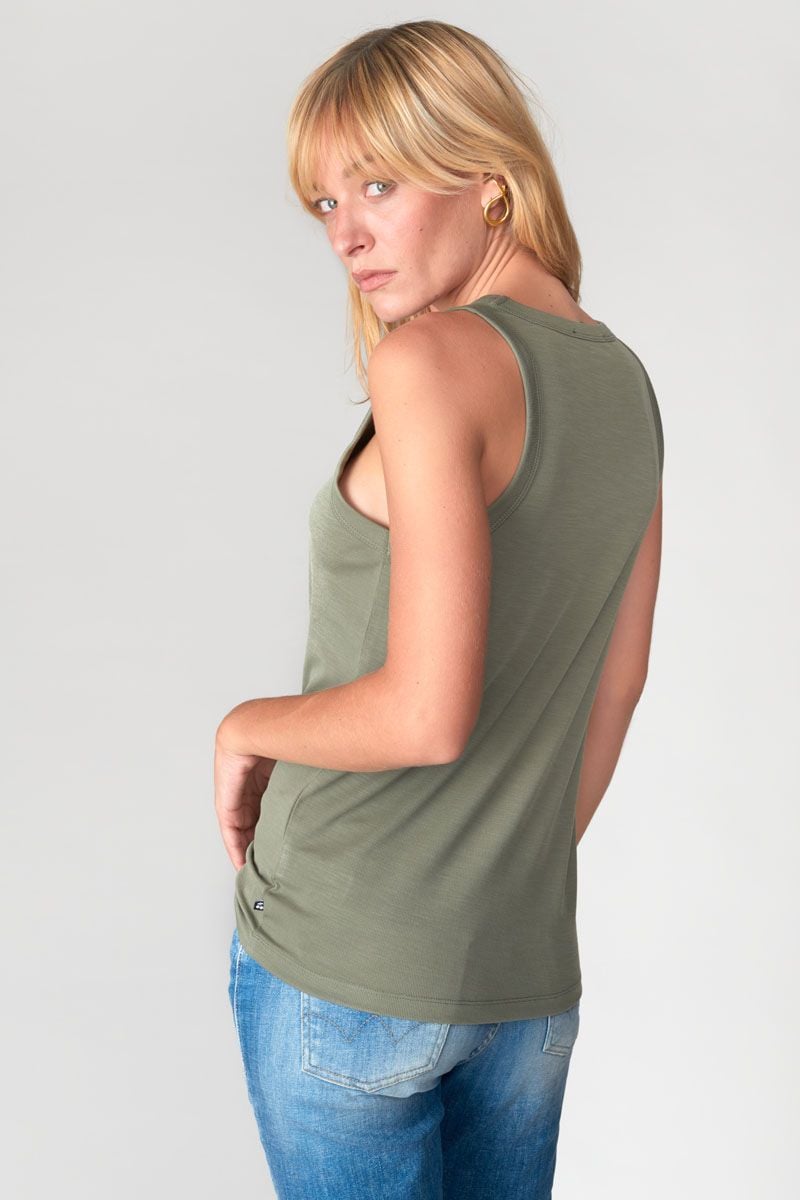 Le Temps Des Cerises Débardeur Posidon Kaki