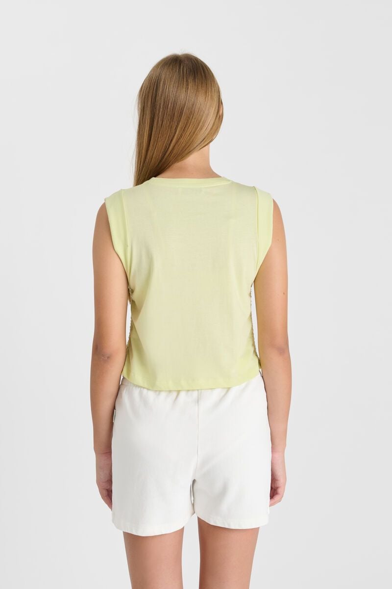 Le Temps Des Cerises Débardeur Todegi Jaune