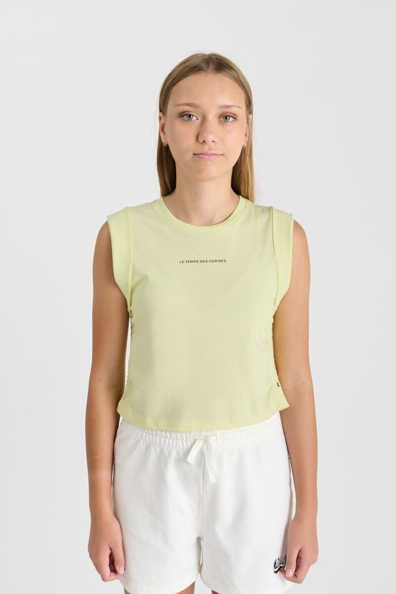 le temps des cerises Débardeur Todegi jaune